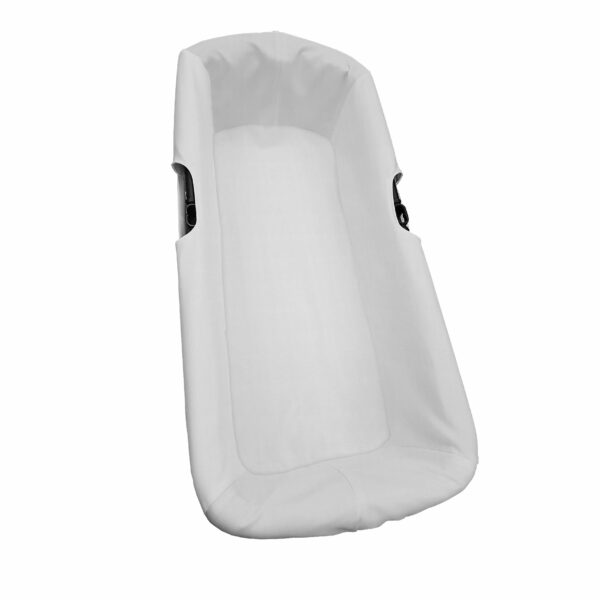 Interior universal para capazo en tejido piqué blanco