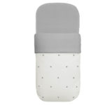 3503 Sacos para Capazo Edén Piqué Crudo Bordado Bodoques Gris