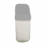 3225 Sacos de Silla Ariel Piqué Crudo Bordado Estrellitas Gris