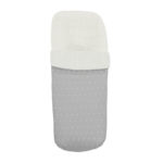 3292 Sacos de Silla Joss Polipiel Gris Bordado Estrellitas Crudo