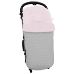 3294 Sacos de Silla Joss Polipiel Gris Bordado Estrellitas Rosa