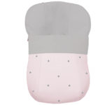 1310 Sacos Grupo Cero Edén Piqué Rosa Bordado Bodoques Gris
