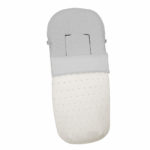 3236 Sacos de Silla Denís Piqué Crudo Bordado Topitos Gris