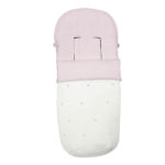 3279 Sacos de Silla Jade Polipiel Crudo Bordado Estrellas Rosa