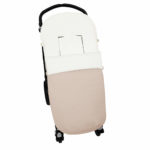 3234 Sacos de Silla Denís Piqué Camel Bordado Topitos Crudo