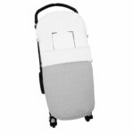 3238 Sacos de Silla Denís Piqué Gris Bordado Topitos Blanco
