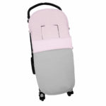 3242 Sacos de Silla Denís Piqué Gris Bordado Topitos Rosa