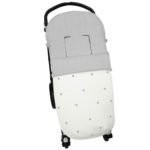 3277 Sacos de Silla Jade Polipiel Crudo Bordado Estrellas Gris