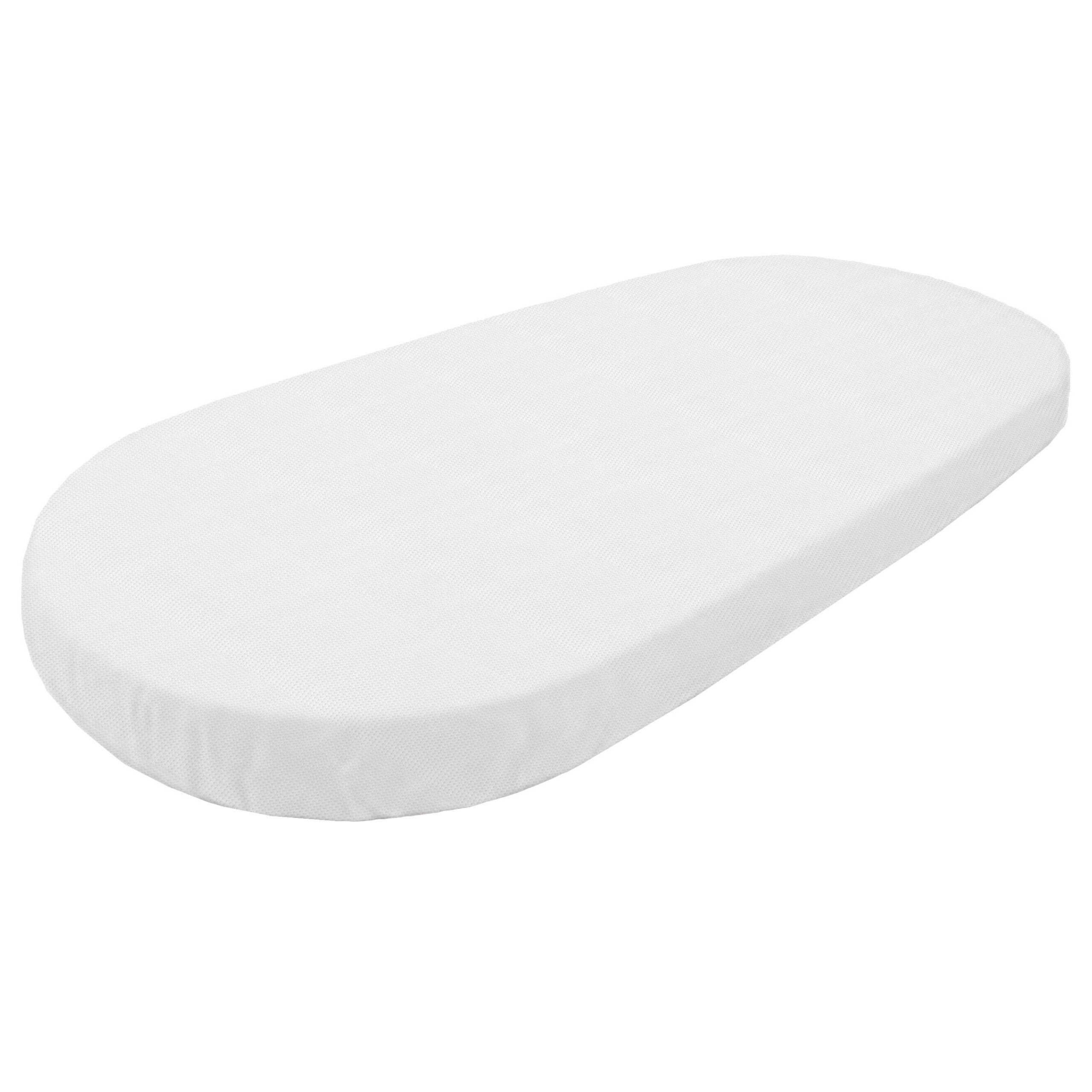 Bajera para colchón de capazo en tejido napoles blanco