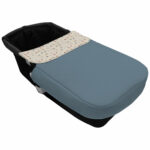 5074 Colcha Universal Capazo Serker Pajaritos Azul
