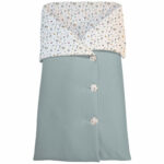 4071 Saco Capazo Arrullo Serker Mariquitas Menta
