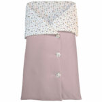 4073 Saco Capazo Arrullo Serker Mariquitas Rosa