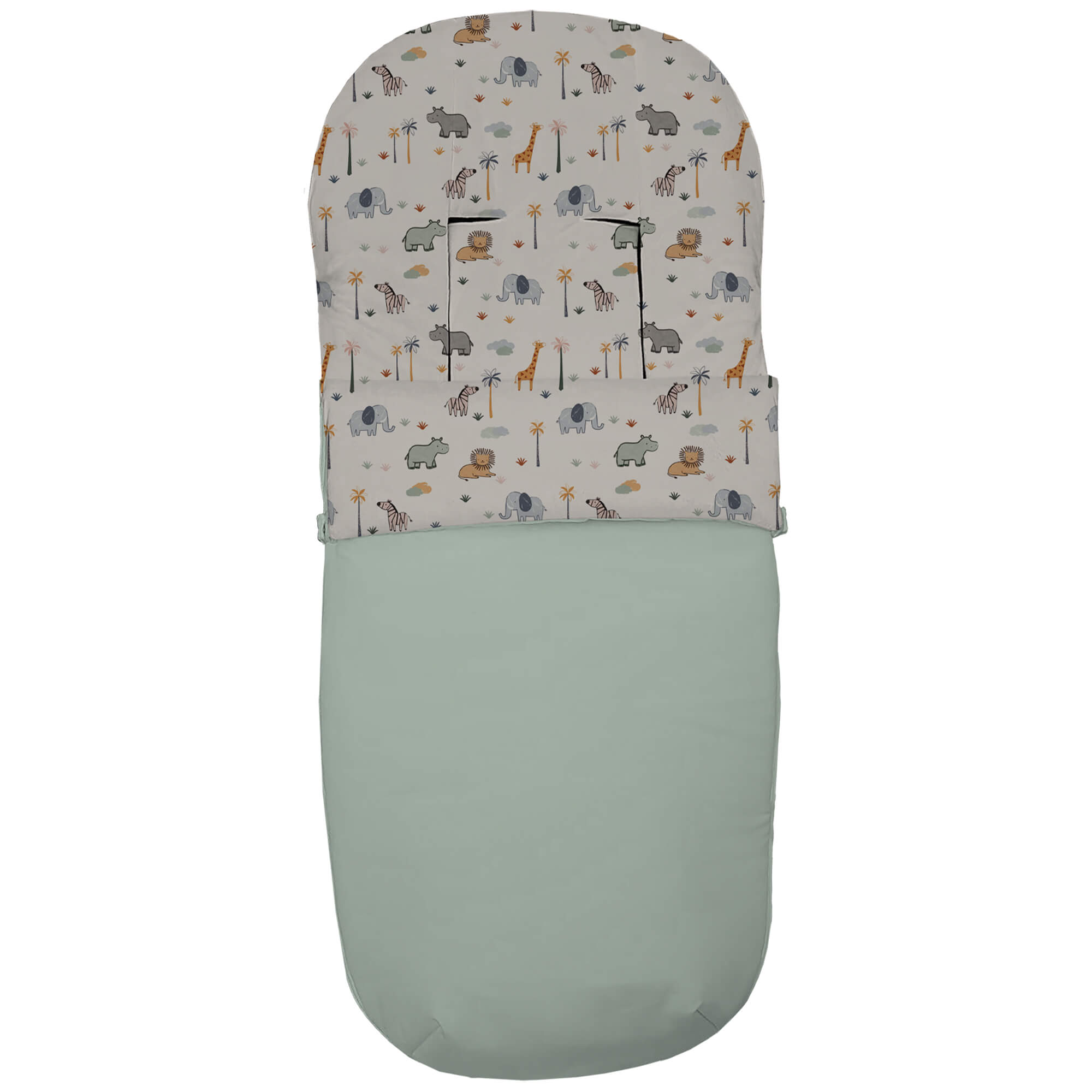 saco recto wild verde 2 Disfruta de los paseos con tu bebe con el diseño que más te guste.