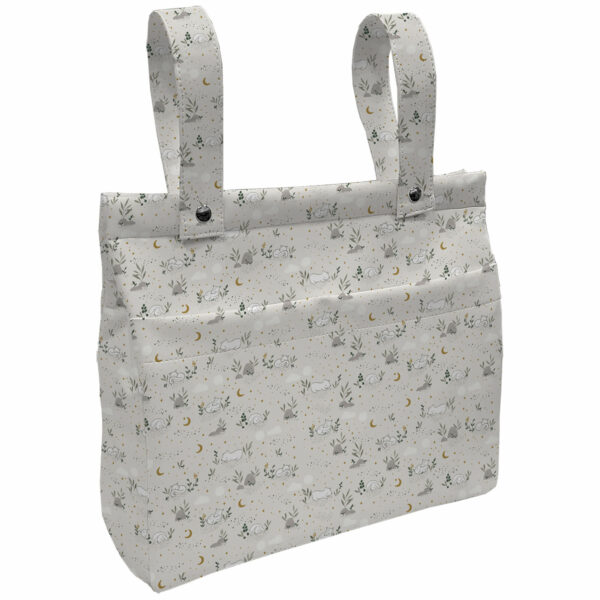 Bolso en tejido polipiel estampada modelo panera diseño Lucero-Floren