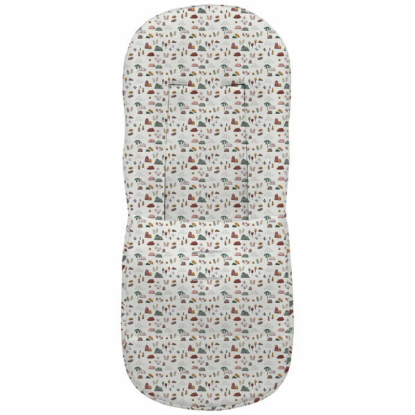 Funda para silla en tejido piqué estampado modelo básica diseño Denia