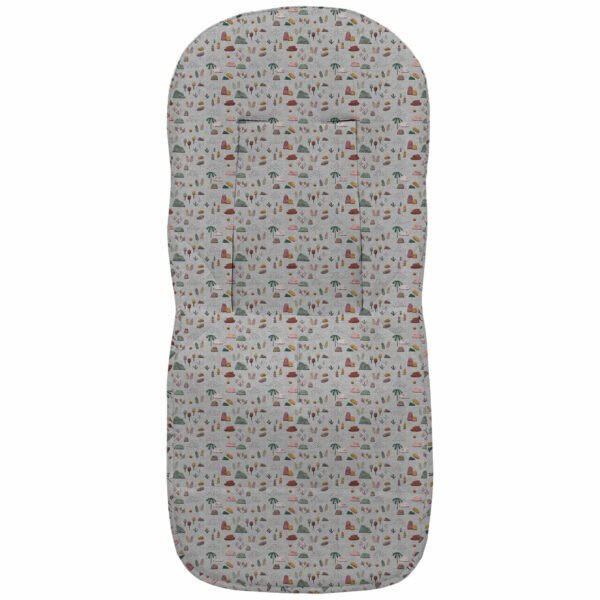 Funda para silla modelo universal en tejido piqué estampado Dexter