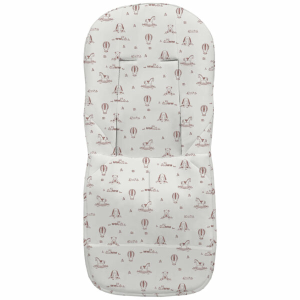 Funda para silla en tejido piqué estampado modelo universal diseño Sueños maquillaje