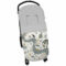 Saco para silla en tejido estampado impermeable modelo universal diseño Creta azul interior en villela gris perla