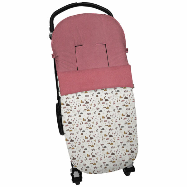 Saco para silla en tejido estampado impermeable modelo universal diseño Denia maquillaje interior en pelo maquillaje