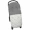 Saco para silla en tejido estampado impermeable modelo universal diseño Lucca gris interior en pelo gris marengo