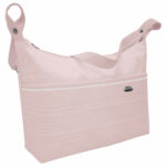 1571 Bolsos Leslie Piqué Jaretas Rosa Puntilla y Topitos Blanco