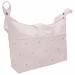 1535 Bolsos Cris Piqué Rosa Bordado Estrellas Gris
