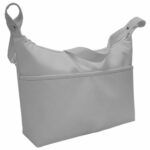 1636 Bolsos Joss Polipiel Gris Bordado Estrellitas Celeste