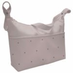 1631 Bolsos Jade Polipiel Rosa Bordado Estrellas Gris