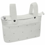 1517 Bolsos Edén Piqué Crudo Bordado Bodoques Gris