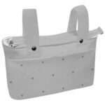 1522 Bolsos Edén Piqué Gris Bordado Bodoques Gris