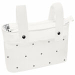 1578 Bolsos Mel Napoles Crudo Bordado Bodoques Gris