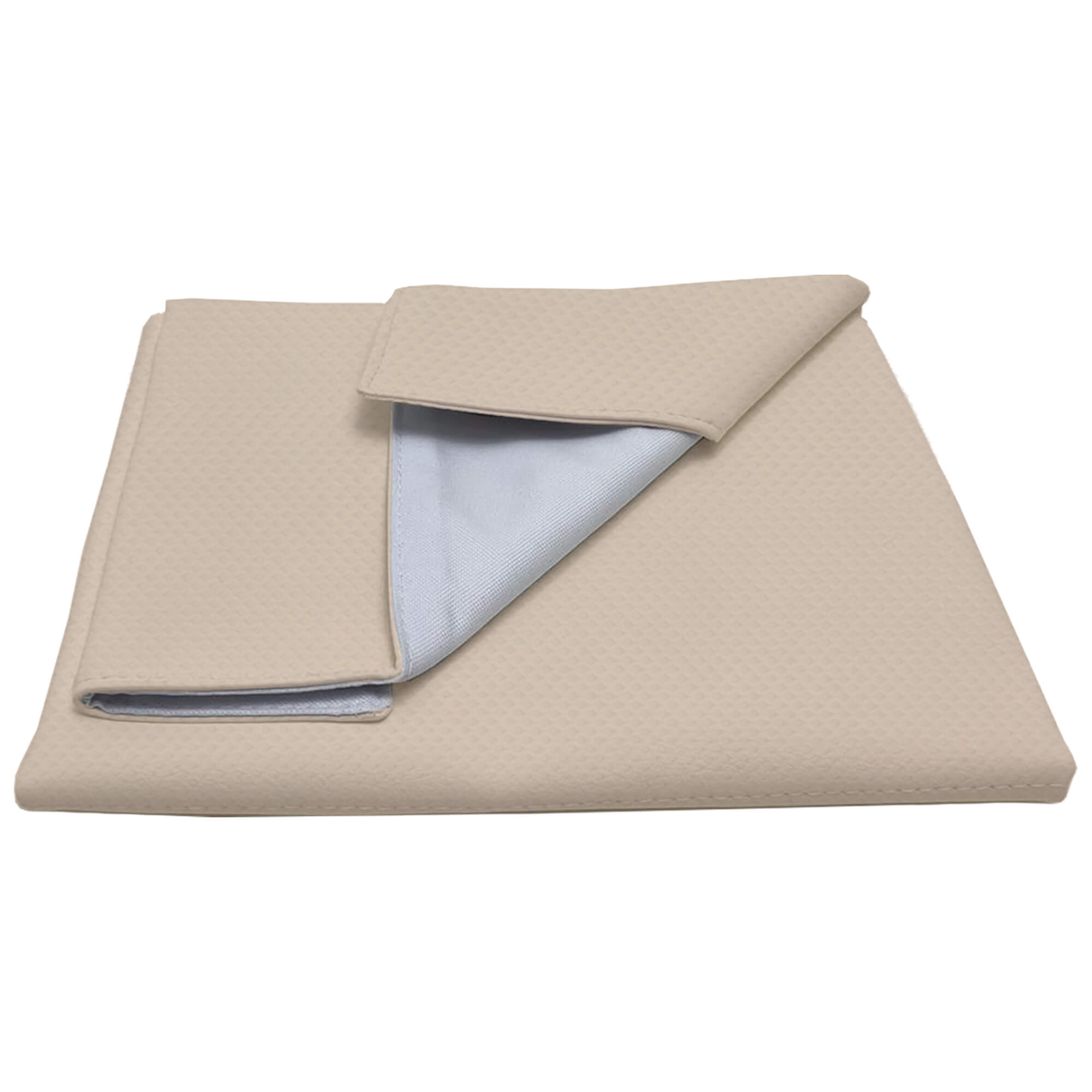 Cambiador ideal para el bolso y en casa en tejido napoles de algodón en color camel