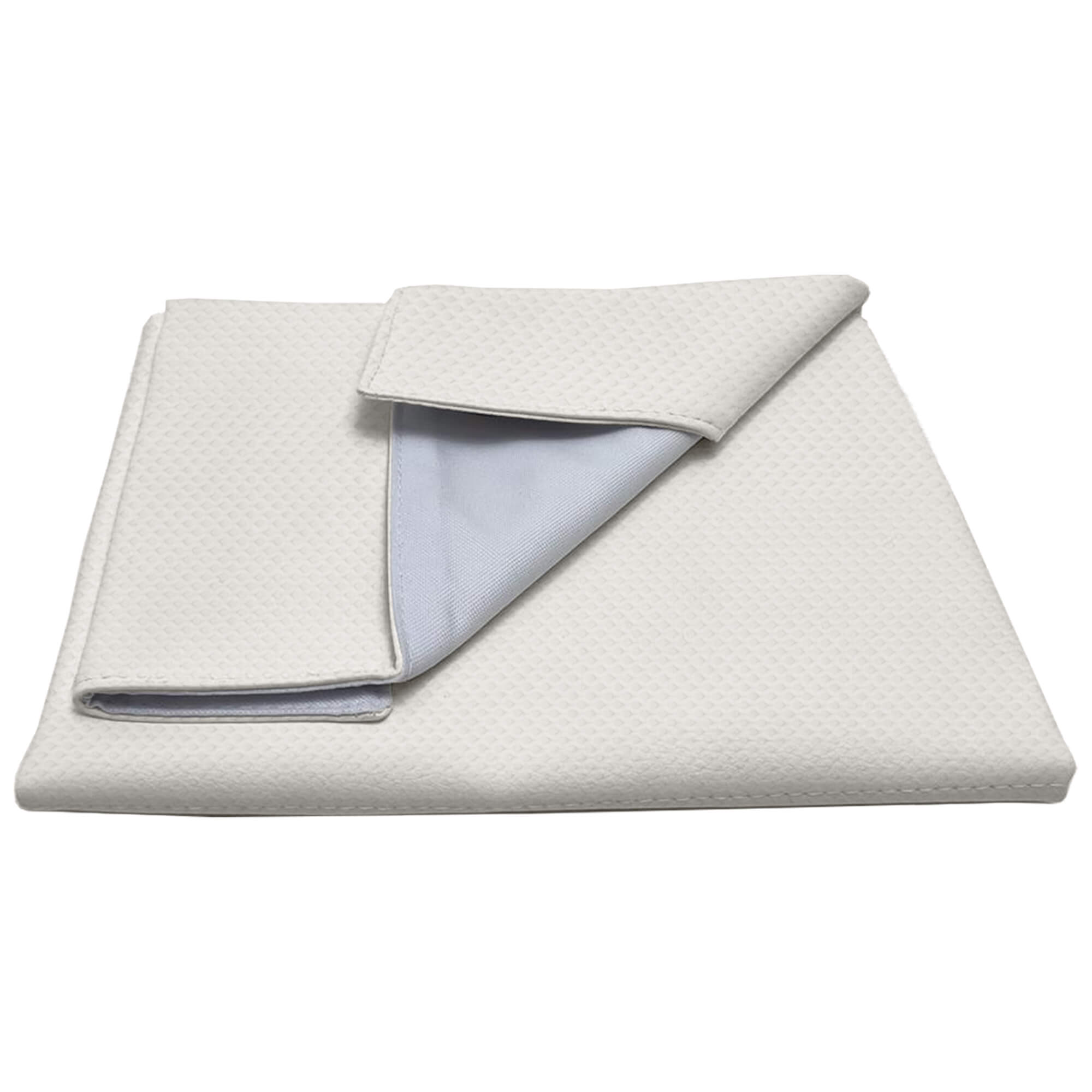 Cambiador ideal para el bolso y en casa en tejido napoles de algodón en color crudo