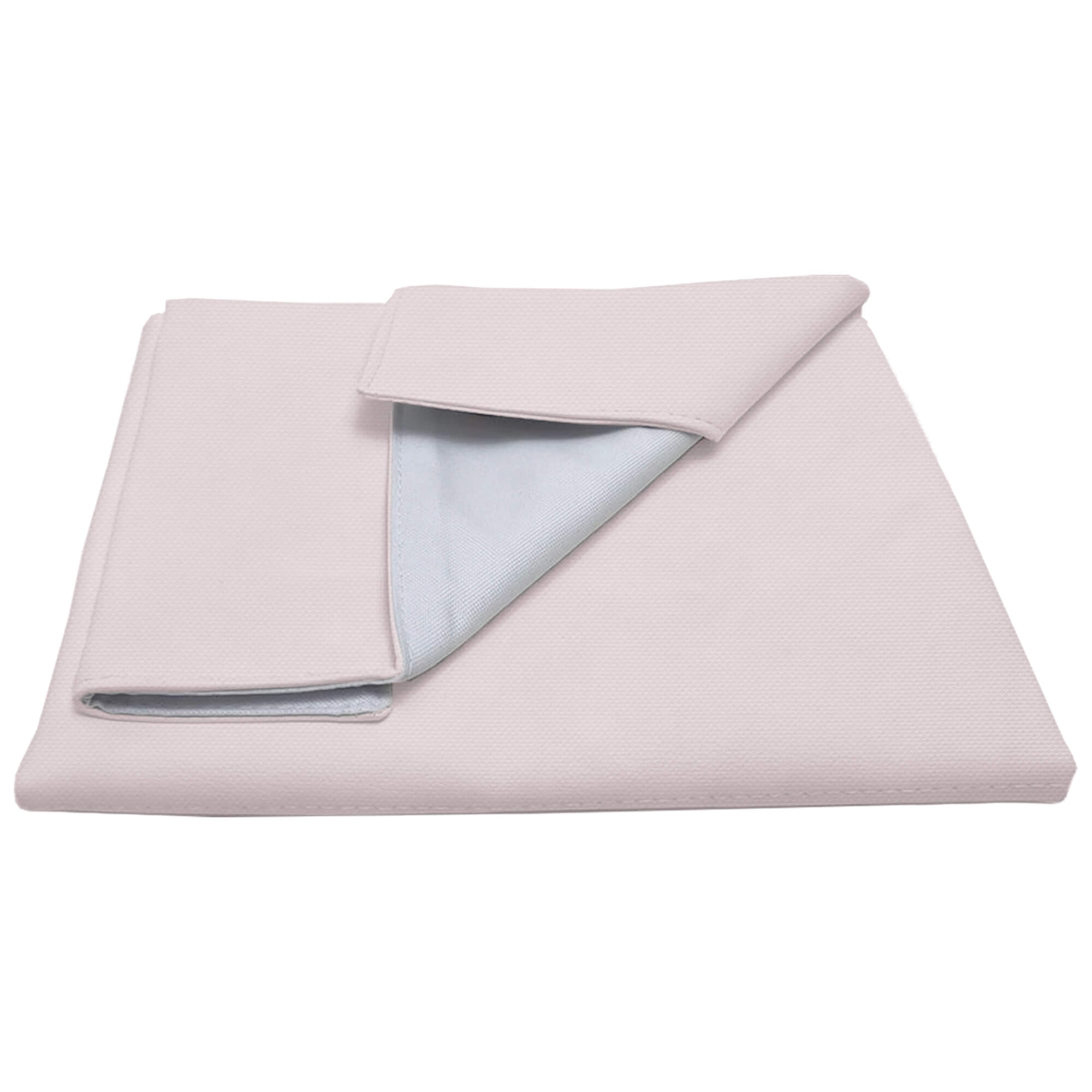 Cambiador ideal para el bolso y en casa en tejido piqué de algodón en color rosa