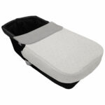 5436 Colchas Capazo Denís Piqué Crudo Bordado Topitos Gris