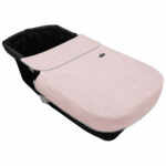 5458 Colchas Capazo Leslie Piqué jaretas Rosa Puntilla y Topitos Gris
