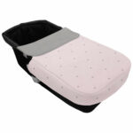 5410 Colchas Capazo Edén Piqué Rosa Bordado Bodoques Gris