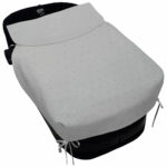 5441 Colchas Capazo Denís Piqué Gris Bordado Topitos Gris
