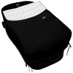 5508 Colchas Capazo Alex Polipiel jaretas Negro Puntilla y Topitos Negro