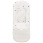 350 Fundas Silla Jade Napoles Crudo Bordado Estrellas Azulón