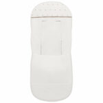370 Fundas Silla Alex-Leslie Piqué Jaretas Crudo Puntilla y Topitos Tostado