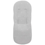 310 Fundas Silla Cris Piqué Gris Bordado Estrellas Rosa
