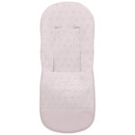 322 Fundas Silla Ariel Piqué Rosa Bordado Estrellitas Gris