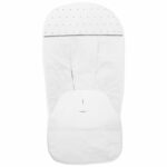 363 Fundas Silla Alex-Leslie Piqué Jaretas Blanco Puntilla y Topitos Gris