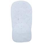 303 Fundas Silla Cris Piqué Celeste Bordado Estrellas Gris