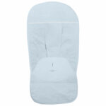 367 Fundas Silla Alex-Leslie Piqué Jaretas Celeste Puntilla y Topitos Blanco