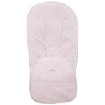 311 Fundas Silla Cris Piqué Rosa Bordado Estrellas Gris