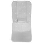 356 Fundas Silla Jade Napoles Gris Bordado Estrellas Blanco