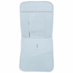 368 Fundas Silla Alex-Leslie Piqué Jaretas Celeste Puntilla y Topitos Gris
