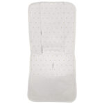 316 Fundas Silla Ariel Piqué Crudo Bordado Estrellitas Tostado